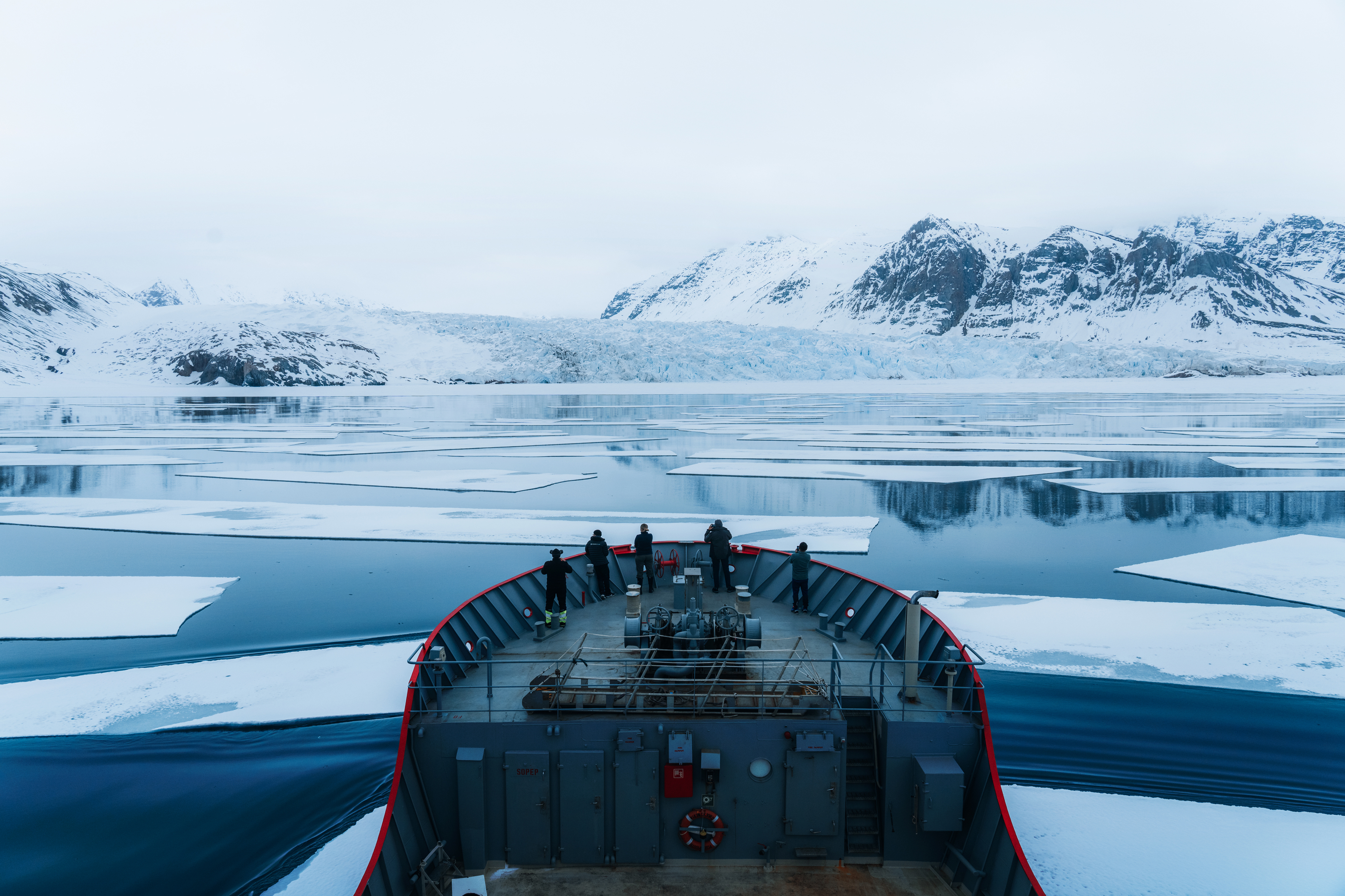 Vikingfjord pack ice Svalbard krossfjorden Giancarlo Gallinoro 2024 Secret Atlas.jpg