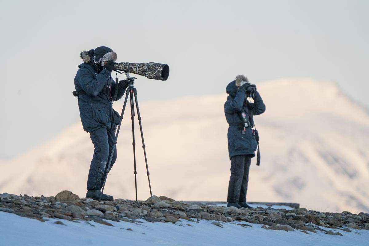 Photography Tour Guests in Svalbard