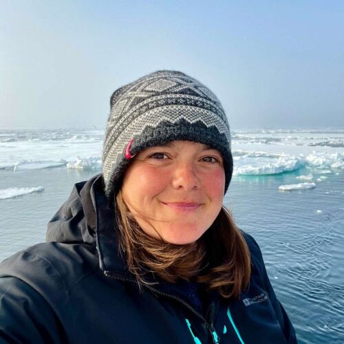 Rachel Bibby in Svalbard