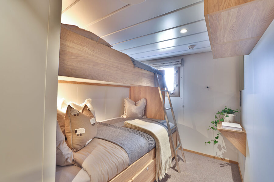 Single cabin on MV Vikingfjord